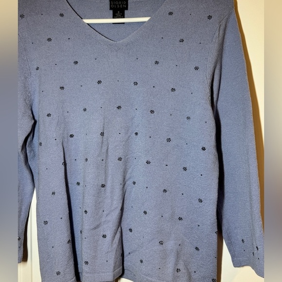 Sigrid Olsen Periwinkle Knit Top - Picture 8 of 8